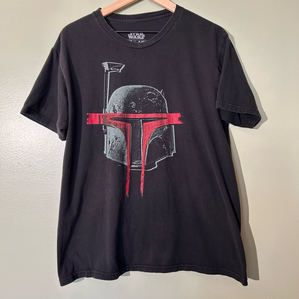 Star Wars Boba Fett Black Tshirt